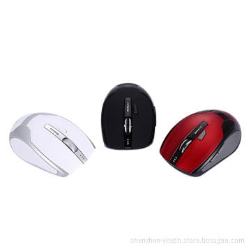 2.4GHz 6D Wireless Mouse with 10m Working and 2 Pieces AAA Batteries, 800/1,600dpi and Champ IC 3204